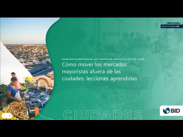 Lecciones aprendidas sobre saneamiento ambiental en mercados mayoristas
