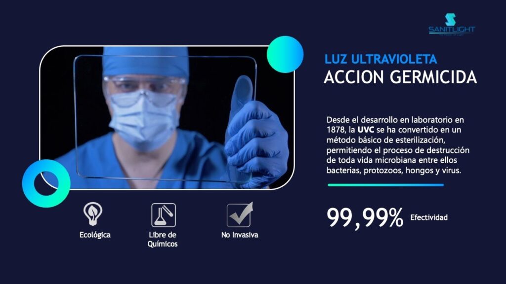 ¿Cómo funciona limpieza UV para áreas críticas?